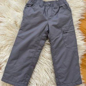 Old Navy Unisex Gray Snow Pants, size 2T